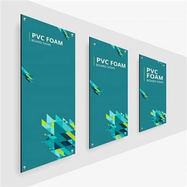 Tiskanje plakatov z znaki iz PVC pene