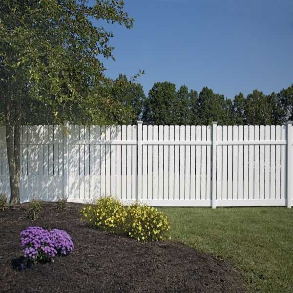 Semi-Privacy Vinyl Fence