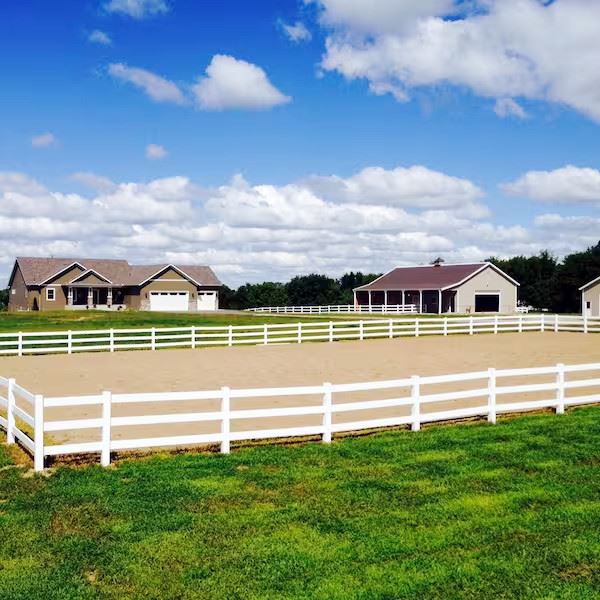 6x8 white vinyl fence